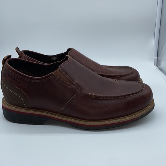 Men’s Far West Leather Slip-On Loafer 9.5 - Picture 2 of 10